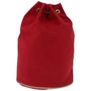 Hermès Vintage Pre-owned Canvas axelremsvskor Red, Dam