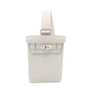 Hermès Vintage Pre-owned Laeder crossbodyvskor White, Dam