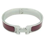 Hermès Vintage Pre-owned Laeder armband Red, Dam