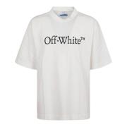 Off White Vit T-shirt med snygg design White, Herr