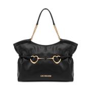 Love Moschino Svarta väskor för stiligt utseende Black, Dam