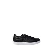 Emporio Armani EA7 Låg Polyuretan Sneakers med 2cm Klack Black, Herr