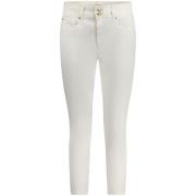 Guess Vita Bomullsjeans & Byxor White, Dam