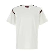 Gucci Vit T-shirt med logobroderi White, Herr