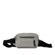 Burberry Vintage Pre-owned Laeder crossbodyvskor Gray, Dam