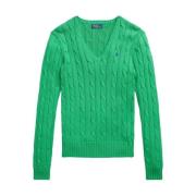 Polo Ralph Lauren Preppy Green Långärmad Pullover Green, Dam