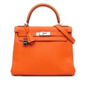 Hermès Vintage Pre-owned Laeder handvskor Orange, Dam