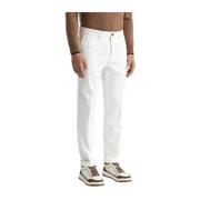 Peserico Stretch bomull chinos White, Herr