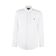 Polo Ralph Lauren Vita Bomull Elastan Skjortor White, Herr