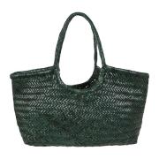 Dragon Diffusion Grön Shopper Väska Elegant Stil Green, Dam