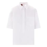 Gucci Vit Bomull Poplin Skjorta White, Dam