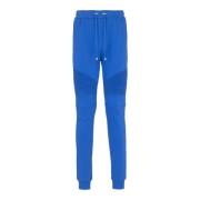 Balmain Logotryckta bomulls-joggingbyxor Blue, Herr