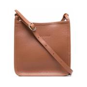 Longchamp LE Foulonne Karamell Läder Väska Brown, Dam