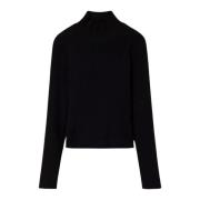 Twinset Svart Tröja Aw24 Black, Dam