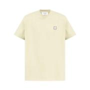 Maison Kitsuné Räv Motiv Crew Neck T-shirt Beige, Herr