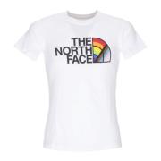 The North Face Regnbåge Stolthet Tee Vit T-shirt White, Dam