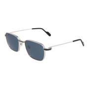 Cartier Fyrkantiga Metall Solglasögon Modell Ct0497S Gray, Unisex