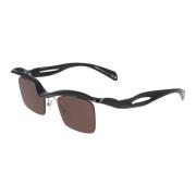 Prada Modern Oregelbunden Solglasögon Black, Unisex