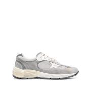 Golden Goose Dad Star Net Suede Sneakers Gray, Herr