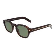 Prada Modernt Oregelbundet Solglasögon Brown, Unisex