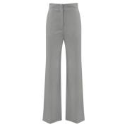 Liviana Conti Milano Lucido Wide Leg Byxor Gray, Dam