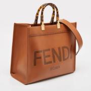 Fendi Vintage Pre-owned Metall fendi-vskor Brown, Dam