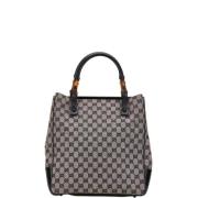 Gucci Vintage Pre-owned Canvas totevskor Black, Dam