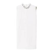 Twinset Elegant Vit Klänning Aw24 White, Dam