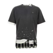 Mihara Yasuhiro Lager Mörkgrå Bomull T-shirt Gray, Herr