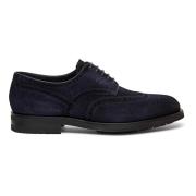 Santoni Herr Derby brogue Blue, Herr