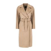 Max Mara Weekend Stiliga bälten för ytterkläder Beige, Dam