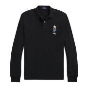 Polo Ralph Lauren Ikonisk Polo Bear Långärmad Piké Black, Herr