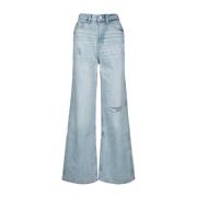 Tommy Jeans Casual Denimbyxor för Män Blue, Dam