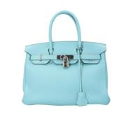 Hermès Vintage Pre-owned Laeder handvskor Blue, Dam