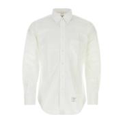 Thom Browne Vit Popeline Skjorta White, Herr