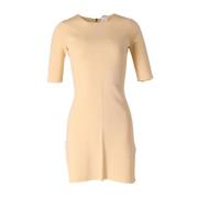 Chloé Pre-owned Pre-owned Polyester klnningar Beige, Dam