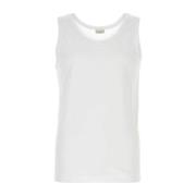 Dries Van Noten Vit Bomull Helio Tanktop White, Herr