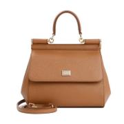 Dolce & Gabbana Miss Sicily Caramel Väska Brown, Dam