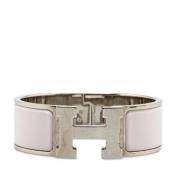 Hermès Vintage Pre-owned Tyg armband Pink, Dam