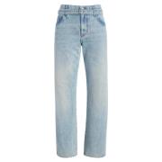 Proenza Schouler Avslappnad Boyfriend Fit Klassisk Tvätt Jeans Blue, D...