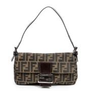 Fendi Vintage Pre-owned Canvas fendi-vskor Green, Dam