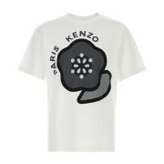 Kenzo Klassisk Vit Bomull T-shirt White, Herr