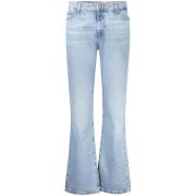 Guess Ljusblå Bomulls Jeans & Byxor Blue, Dam