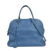 Hermès Vintage Pre-owned Laeder handvskor Blue, Dam