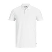 Jack & Jones Grundläggande Polotröja Vår/Sommar Kollektion White, Herr