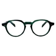 Cutler And Gross Retro Runda Solglasögon - Grön Green, Unisex