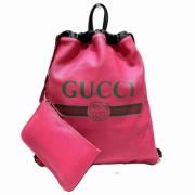 Gucci Vintage Pre-owned Laeder ryggsckar Pink, Dam