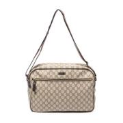 Gucci Vintage Pre-owned Canvas gucci-vskor Beige, Dam