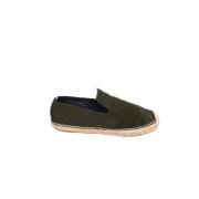 Celine Vintage Pre-owned Laeder espadriller Green, Dam