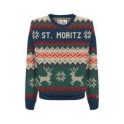 MC2 Saint Barth Jultröjor Ull Cashmere Blandning Multicolor, Herr